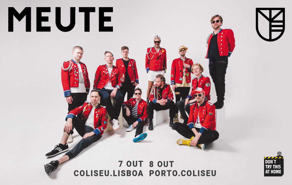 Os Meute estão de volta a Portugal. Após mais uma muito bem-sucedida tour que passou por Portugal, os MEUTE lançam agora o seu quarto álbum de estúdio chamado "EMPOR" como resultado de um intenso período criativo. Neste novo trabalho, a banda volta a recriar temas famosos da música eletrónica mundial mas também volta a lançar 4 novas faixas, originais. 2024, será o ano de apresentar este novo disco em Portugal, dia 7 de Outubro, no Coliseu de Lisboa e dia 8 de Outubro, no Coliseu do Porto. 